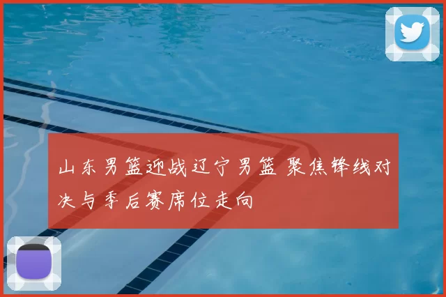 山东男篮迎战辽宁男篮 聚焦锋线对决与季后赛席位走向