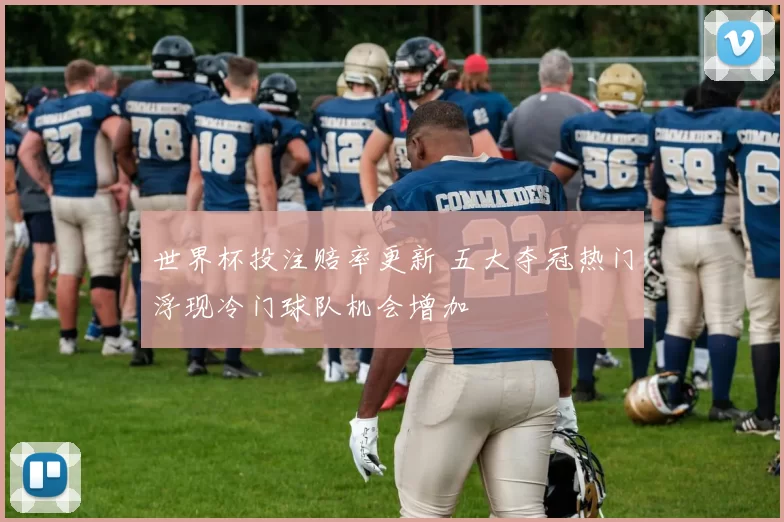 世界杯投注赔率更新 五大夺冠热门浮现冷门球队机会增加