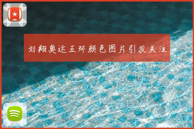 刘翔奥运五环颜色图片引发关注