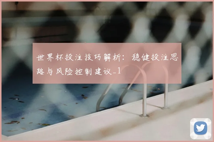 世界杯投注技巧解析：稳健投注思路与风险控制建议_1