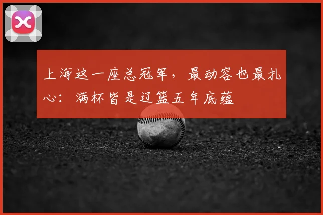 上海这一座总冠军,最动容也最扎心:满杯皆是辽篮五年底蕴